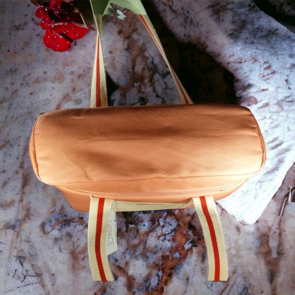 L Space Coastal Cooler Bag Insulated Tote Coral Pink & Red Beach/ Picnic Bag NWT - Picture 3 of 8